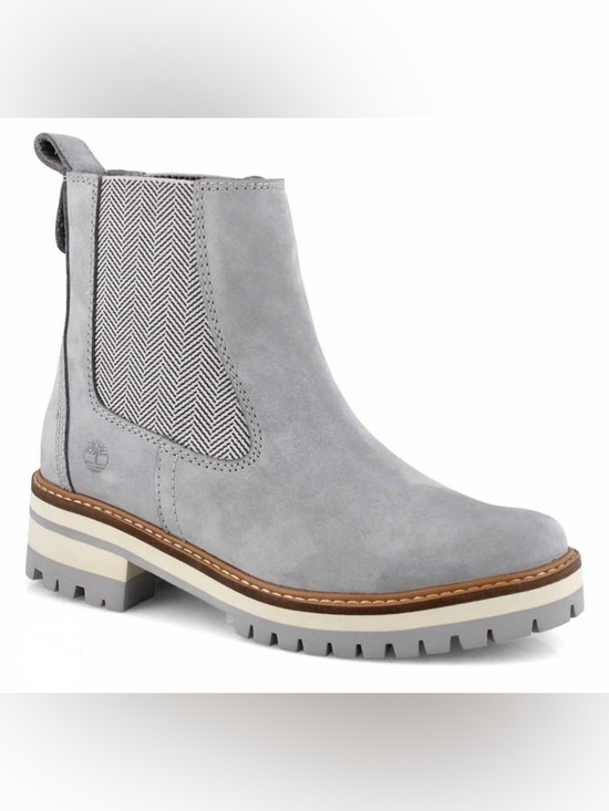 Timberland Shoes - [Timberland] Courmayeur Valley Chelsea Leather Boots w/ Herringbone Women’s 10